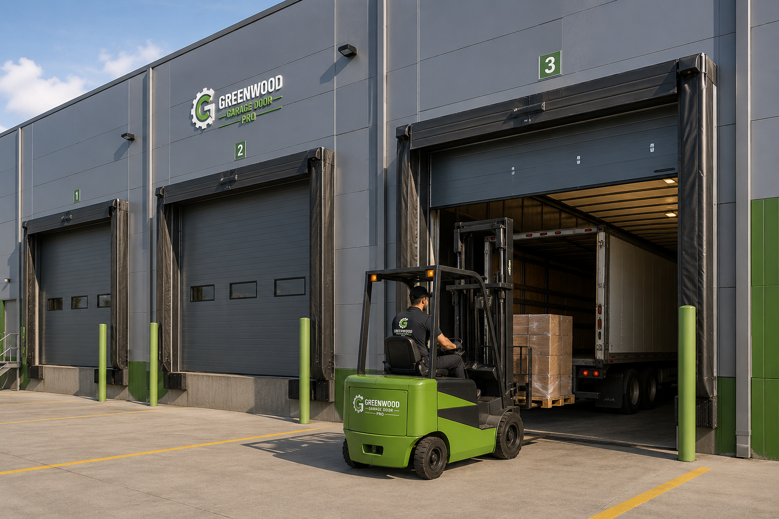 Commercial garage door Greenwood IN