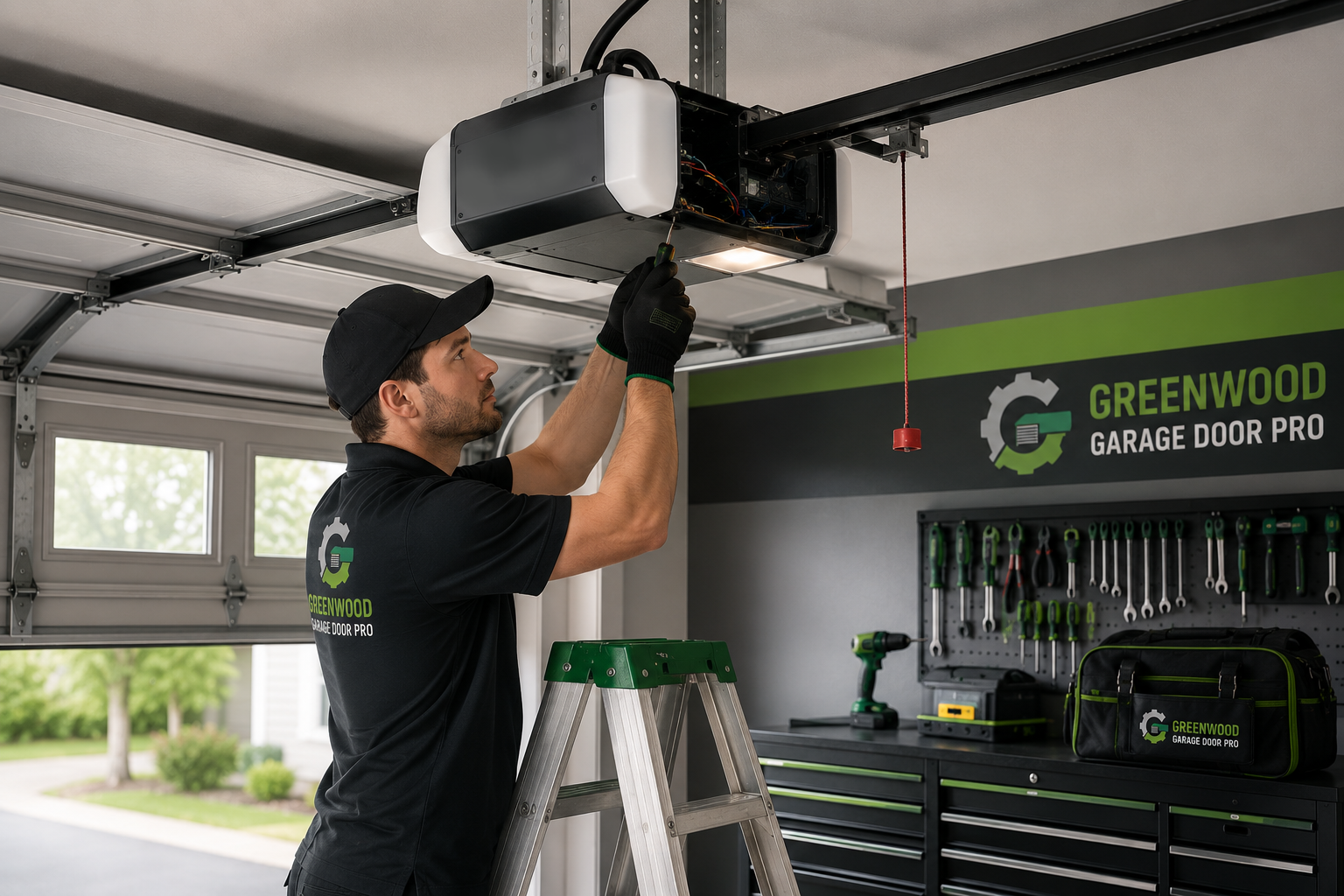 Garage door opener service Greenwood IN