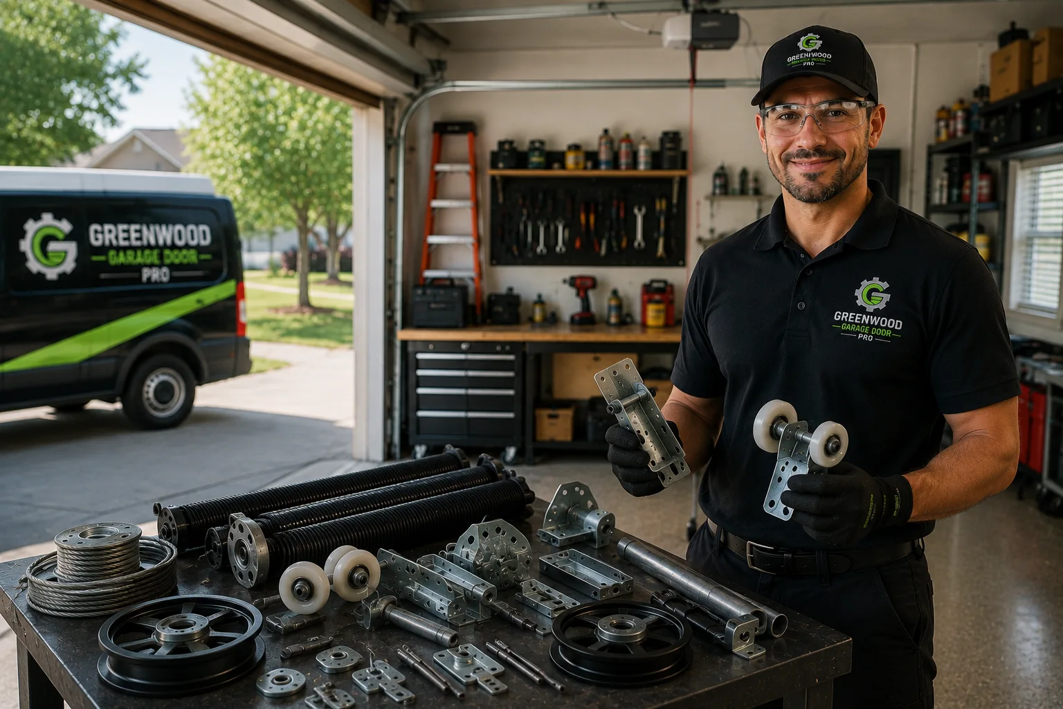 Professional garage door service in Greenwood Indiana