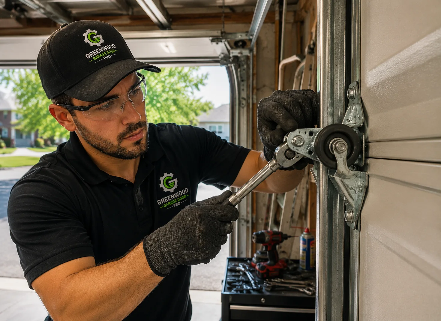 Professional garage door service in Greenwood Indiana