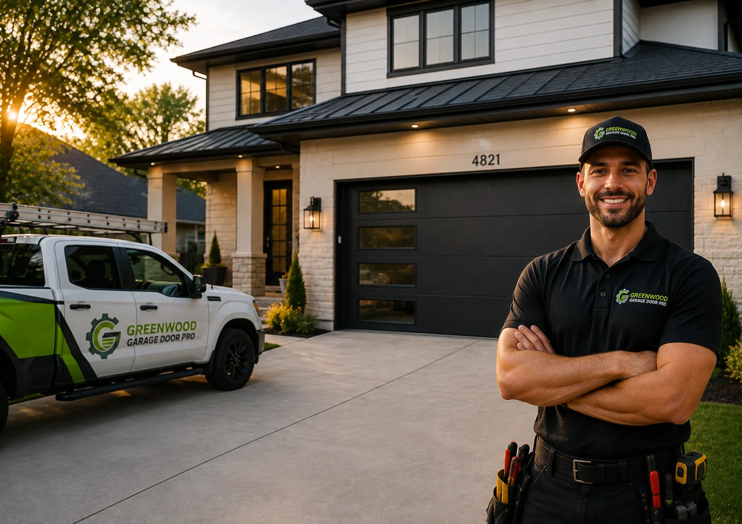 Professional garage door service in Greenwood Indiana
